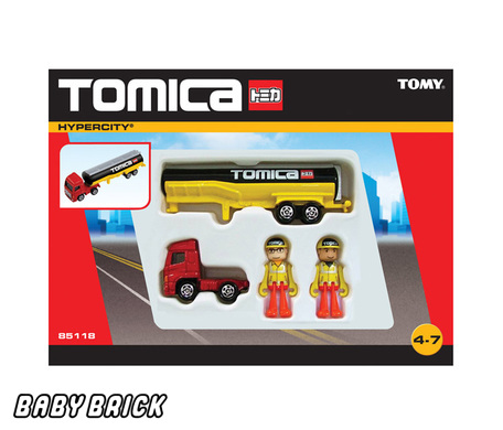 Фотография Большой тягач с топливной цистерной и фигурки людей (Tomica 85118) Фотография Большой тягач с топливной цистерной и фигурки людей (Tomica 85118)